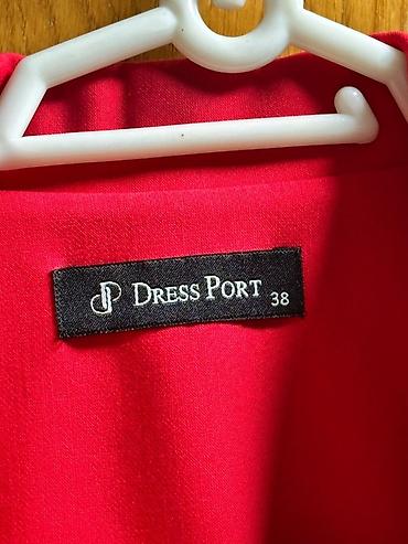 Dəstlər, kostyumlar: Dress Port qadın kostyumu – 2 hissə - Rəng: parlaq qırmızı - Ölçü: 38 — 4