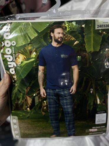 Носки и белье: Мужские пижамы Пижама для мужчин Широкий ассортимент Со штанами С — 3