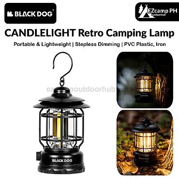 retro: BLACK DOG Candlelight Retro Camping Lamp — портативный ретро-фонарь с — 1