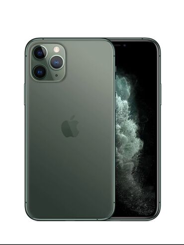 Apple iPhone: IPhone 11 Pro, Б/у, 512 ГБ, Alpine Green, Коробка, 82 %