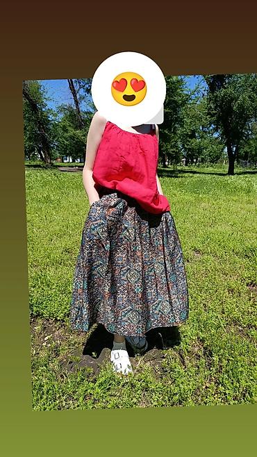 Джинсы: Штаны кюлоты широкие джинсовые - Фасон: очень широкий крой — 7