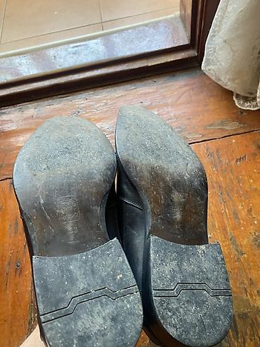 Туфли: Ferromen kişi ayaqqabıları - Model: slip-on klassik - Rəng: qara - — 2