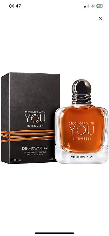 Gözəllik və sağlamlıq: Emporio Armani Stronger With You Intensely – kişi üçün Eau de Parfum — 1