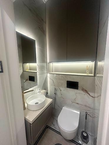 квартира с терассой: 3 комнаты, 106 м², Асанбай мкр Элитка, 2 этаж, Дизайнерский ремонт — 4