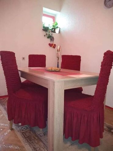 Posteljina: Rastegljiva navlaka za stolicu  CENA SETA 2690 DIN( 6 KOMADA) Kada — 15