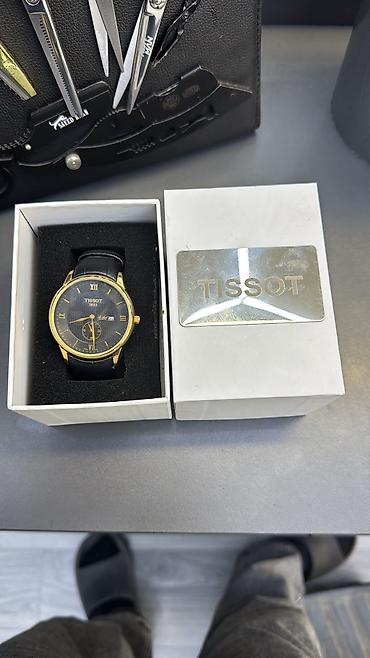 saat omega: Tissot kişi qol saatı – klassik dizayn - Korpus: Qızılı tonlu — 4