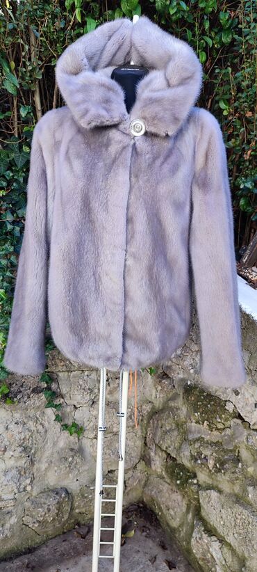 turska bunde: With lining, Mink, color - Grey