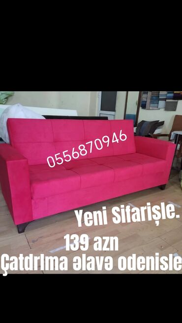 Sifarişlə divanlar: Künc divan, Qonaq otağı üçün, Parça, Bazalı, Açılan, Kitab — 6