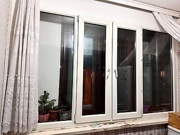 фикс: PVC plastik pəncərə dəsti - Material: ağ PVC profil - Quruluş: 3 — 2