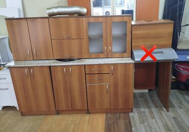 раковина для кухни: Mətbəx mebeli təcili satılır. Qiymət 190 azn. Ölçü 2.50sm, üzərində