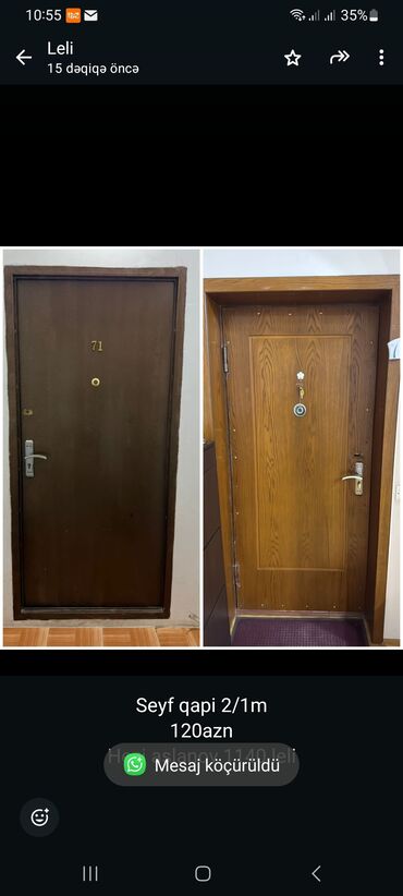 komili: Seyf qapi 2/1m
120azn
Hezi aslanov 1140 leli