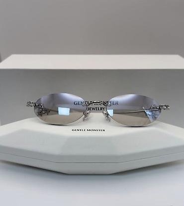 Солнцезащитные очки: Очки Gentle Monster Jewelry, модель Orora 02 (VYG), затемненные — 8