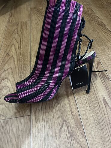 обувь германия: Туфли Zara, 38, цвет - Розовый