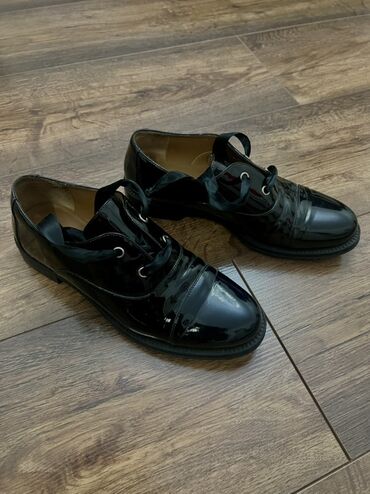 кожанные туфли: Оксфорды, 35.5, Basconi, Новый, цвет - Черный, Платная доставка