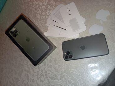 телефон fly ds131: IPhone 11 Pro, 64 ГБ, Matte Midnight Green, Отпечаток пальца, Face ID