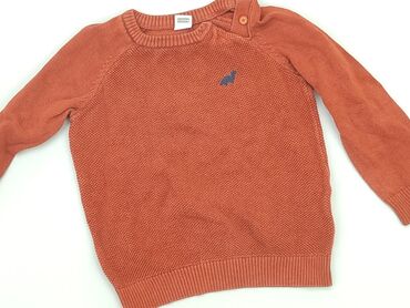 brązowe skórzane sandały na koturnie: Sweatshirt, 1.5-2 years, 86-92 cm, condition - Good