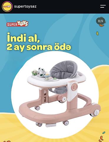 zig yolunda evler: Uşaq gəzdiricisi (baby walker) Xodelka Supertoysdan 100azne alinib — 4
