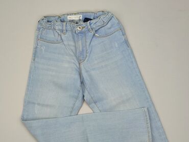 zara trafaluc denim collection jeans: Spodnie jeansowe, Zara, 12 lat, 146/152, stan - Bardzo dobry
