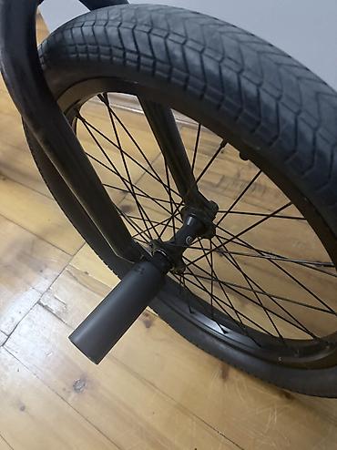 volta: BMX velosiped – şəhər və freestyl üçün - Rəng: tam qara - Çərçivə — 5