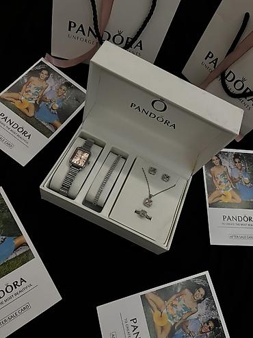 pandora часы женские: Подарочный набор Pandora в фирменной коробке 925 пробы (чистое) — 1