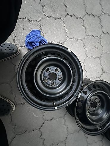 r16 4x100: Железные Диски R 16 Комплект, отверстий - 5, Б/у — 2