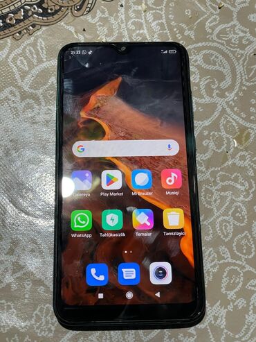 redmi 5 qiymeti: Xiaomi Redmi 8, 64 GB, rəng - Göy, 
 Barmaq izi