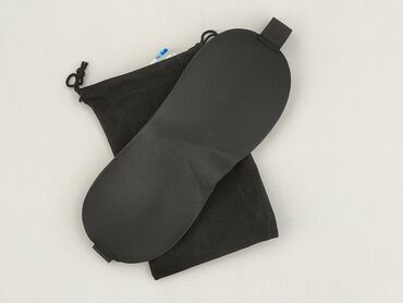 Czarna maska na oczy, idealna do spania lub relaksu. Wykonana z