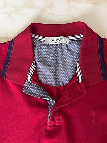 polo classic şalvar: Polo köynək, M, rəng - Qırmızı — 2