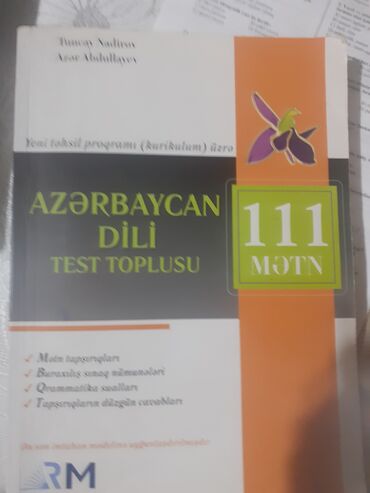 imla metnleri: 111 mətn kitabı heç bir ciriqi yoxdur .Təzə kimidir