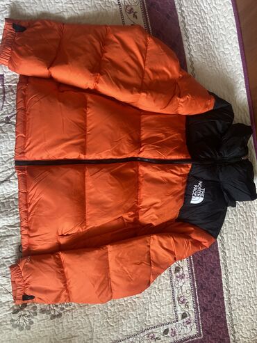 куртка мужская кожа: Куртка L (EU 40), цвет - Оранжевый