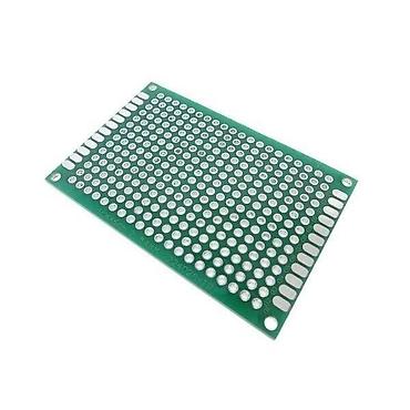 запчасти: İki üzü lehimlənən deşikli plata (Pertinax) – 4x6 sm - Ölçü: 4 sm x 6 — 3