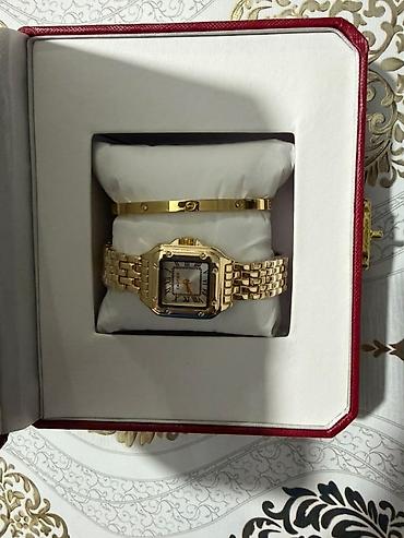 картье набор: Наручные часы Cartier (комплект в фирменной упаковке) - Модель в — 3