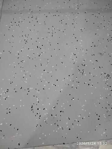 чипси: Эпоксидный наливной пол EPOSTONE-A с декоративными чипсами - — 7