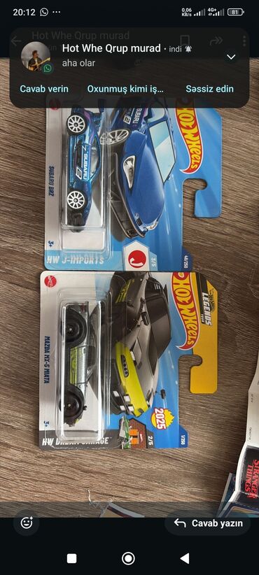 Avtomobil modelləri: Hot wheels 1:64 ölçü standartı — 19