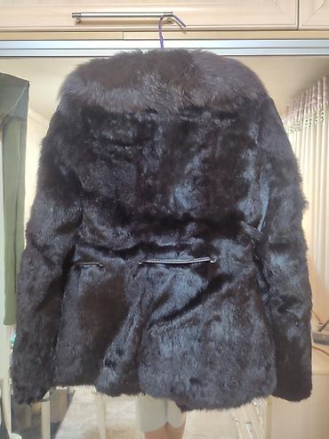 пальто с мехом: Шуба, Короткая модель, 2XL — 3