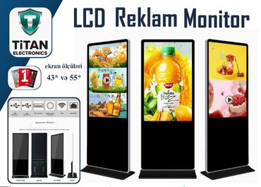 playstation reklam: LCD Reklam Monitorlar (posterlər) 4K video reklam məlumatlarınızı