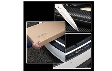 Tuning oprema: Stiker za zadnji branik automobila - karbon OPEL. Karbonska zaštitna na lalafo.rs — 3 Tuning oprema: Stiker za zadnji branik automobila - karbon OPEL. Karbonska zaštitna — 3