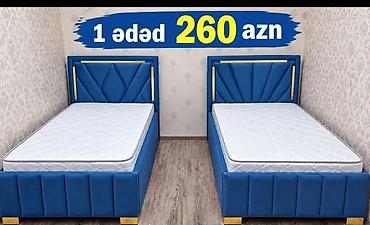 pambiq parca: Tək nəfərlik soft yataq çərçivəsi və döşək dəsti - Dizayn: Yumşaq — 9
