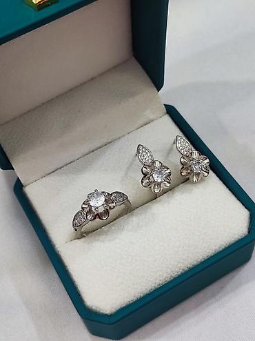 Серебряные наборы украшений: Серебро 925 Пробы Классика Размеры имеются Цена 3000сом Есть — 8