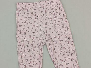 różowe legginsy: Legginsy, Fox&Bunny, 6-9 m, stan - Dobry