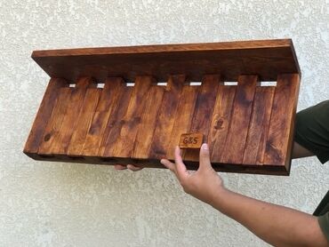 сандык ручной: Гарнитур для прихожей, Вешалка, Дерево, Самовывоз, цвет - Коричневый