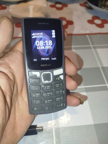 Bıçaqlar: Nokia 105 4G, rəng - Boz, Düyməli