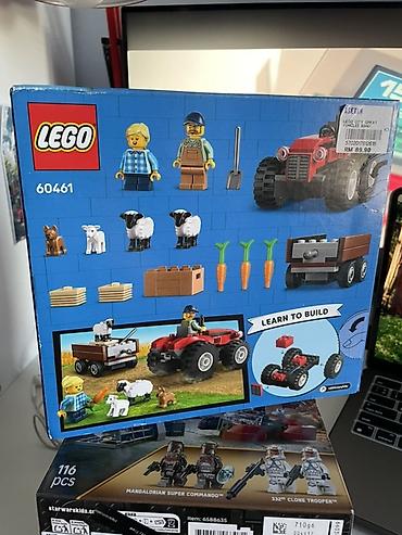 фермер: LEGO City 60461 Tractor with Trailer — набор из 116 деталей для — 6