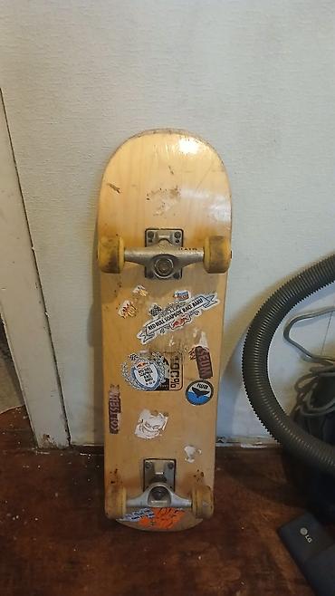 rulman: Skateboard – tam dəst - Taxta: klassik 7 qat ağac gövdə, yuxarıda — 2