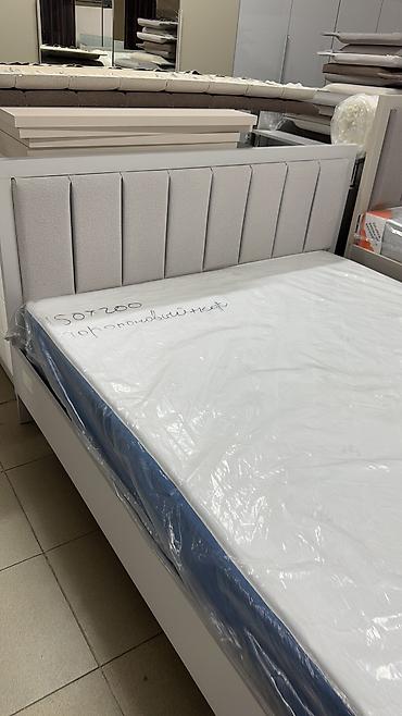 Спальные гарнитуры: Спальный гарнитур, Новый, Двуспальная кровать, Шкаф, Комод, ДСП, Бесплатная доставка, цвет - Серый — 18