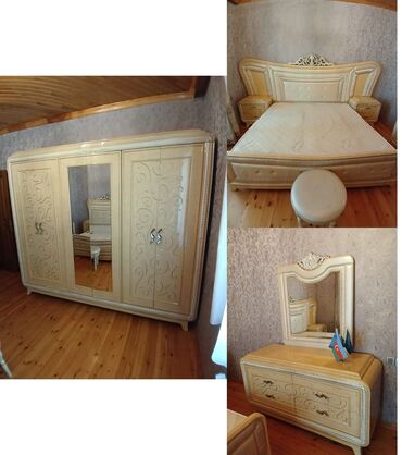 Professional sobalar: İkinəfərlik çarpayı, Dolab, Termo, 2 tumba, İşlənmiş