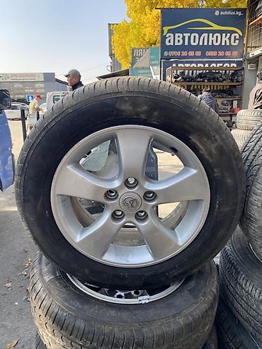 r17 honda: Комплект оригинальных колес Toyota: литые диски с установленными — 1