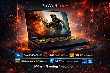 core i7: Müasir Gaming Noutbuku – PoWerTecH - Prosessor: Intel Core i5-13450HX — 1