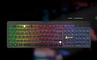 Tastature: KLIM LIGHT V2 NEMACKA BEZICNA RGB TASTATURA ZA PC MAC PS4I 5 | Cene — 11