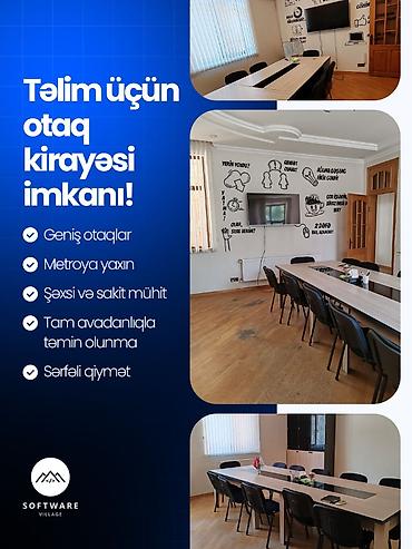 günü: Ofis otağı icarəyə verilir. Gün ərzində ofis kimi istifadə üçün tam — 5